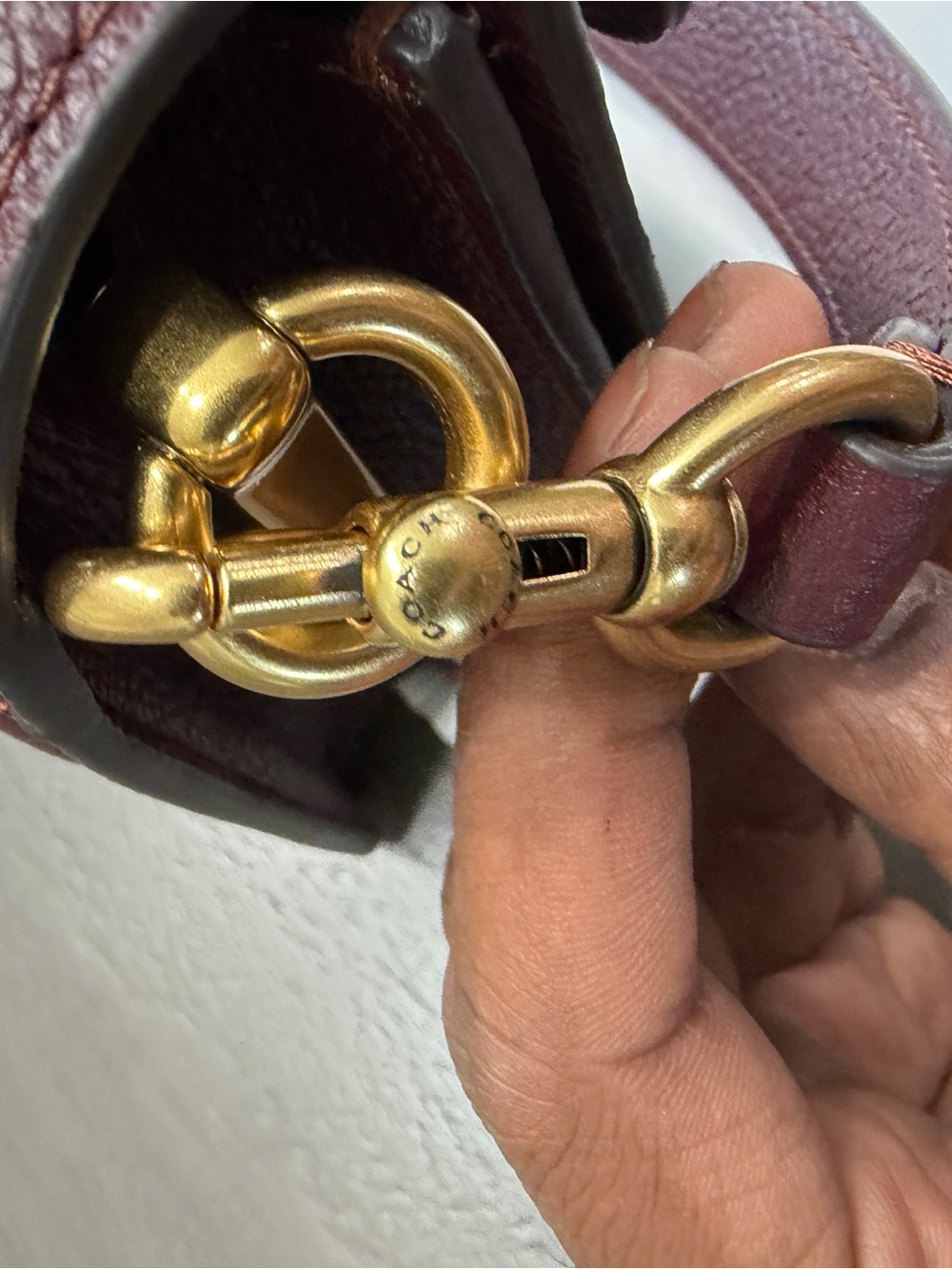 NWOT Coach Tabby 26 in Merlot - Picture 5 of 14